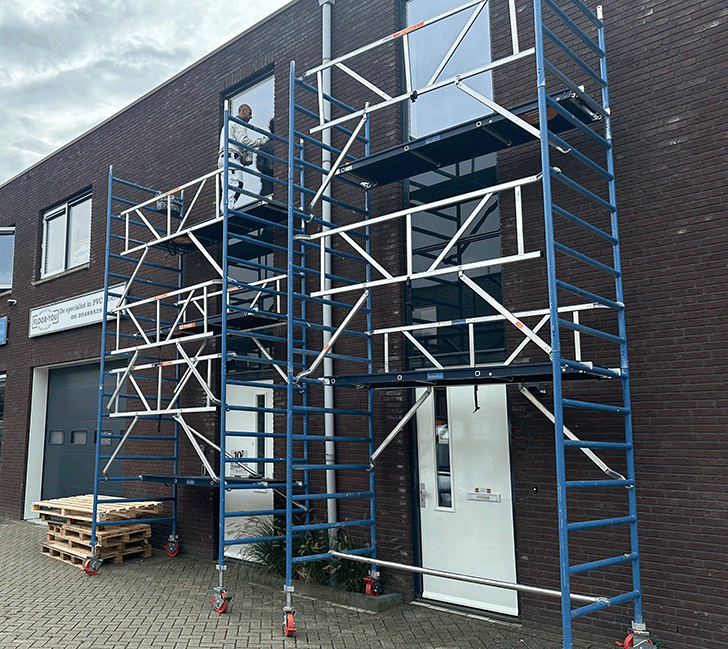 Buitenschilderwerk steiger